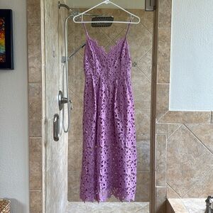ASTR the label purple lilac lace dress
